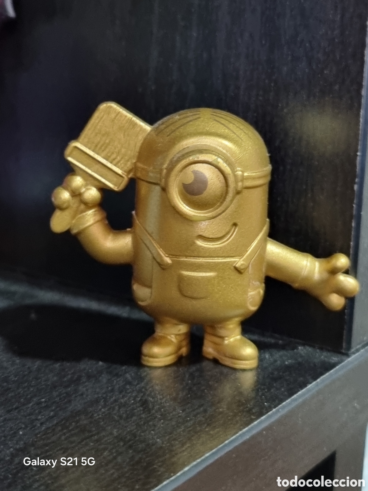 Figuras de Goma y PVC: FIGURA MINIONS MCDONALD'S DORADO