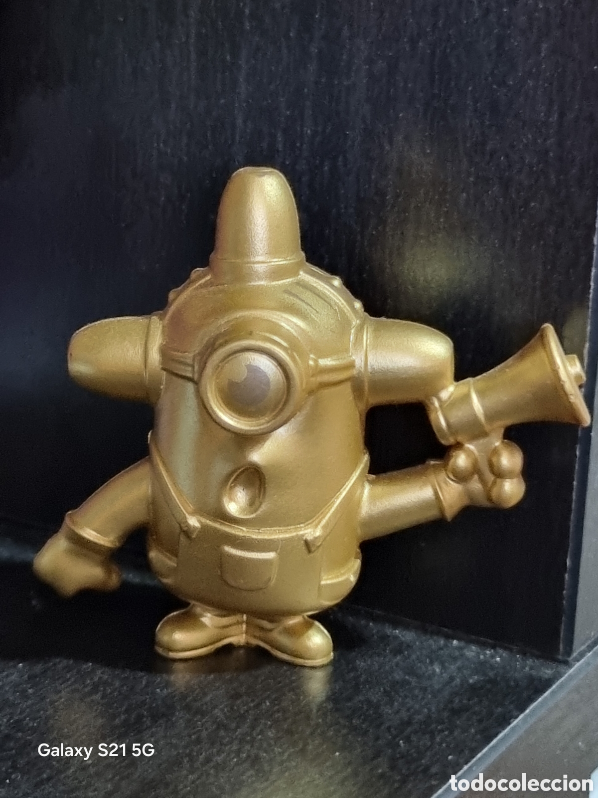 Figuras de Goma y PVC: FIGURA MINIONS MCDONALD'S DORADO
