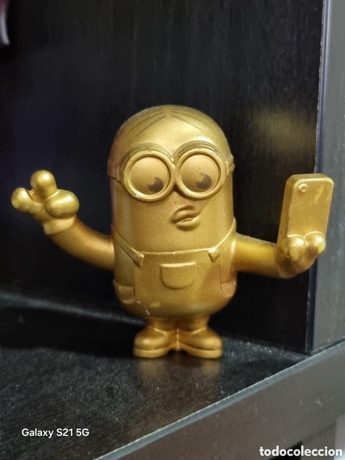 Figuras de Goma y PVC: FIGURA MINIONS MCDONALD'S DORADO