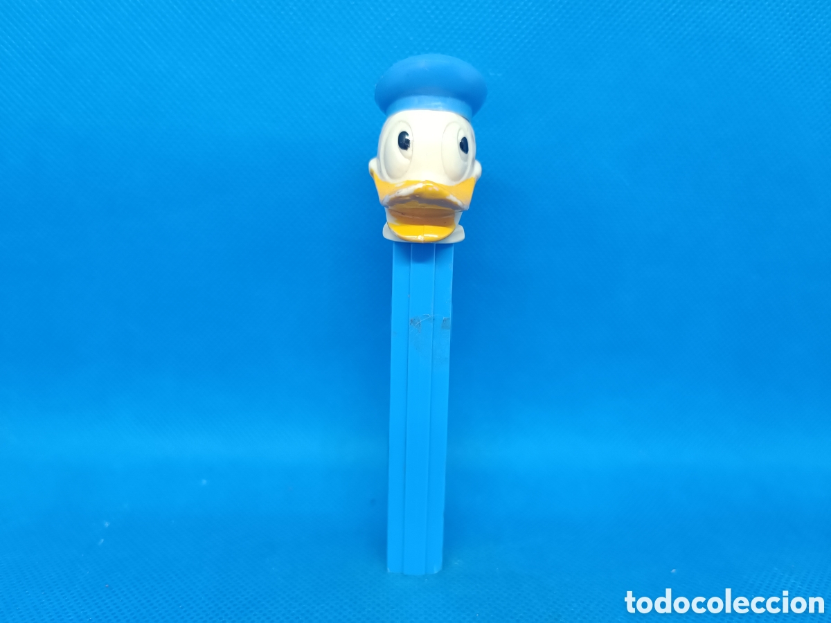 Figuras de Goma y PVC Dispensador PEZ: Dispensador PEZ El Pato Donald sin pie No feet
