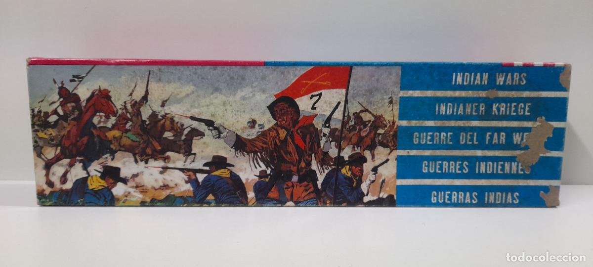 Figurines en Caoutchouc et PVC: CAJA ORIGINAL GRANDES BATALLAS DEL MUNDO - GUERRAS INDIAS . REALIZADA POR ROJAS Y MALARET . A&Ntilde;OS 60