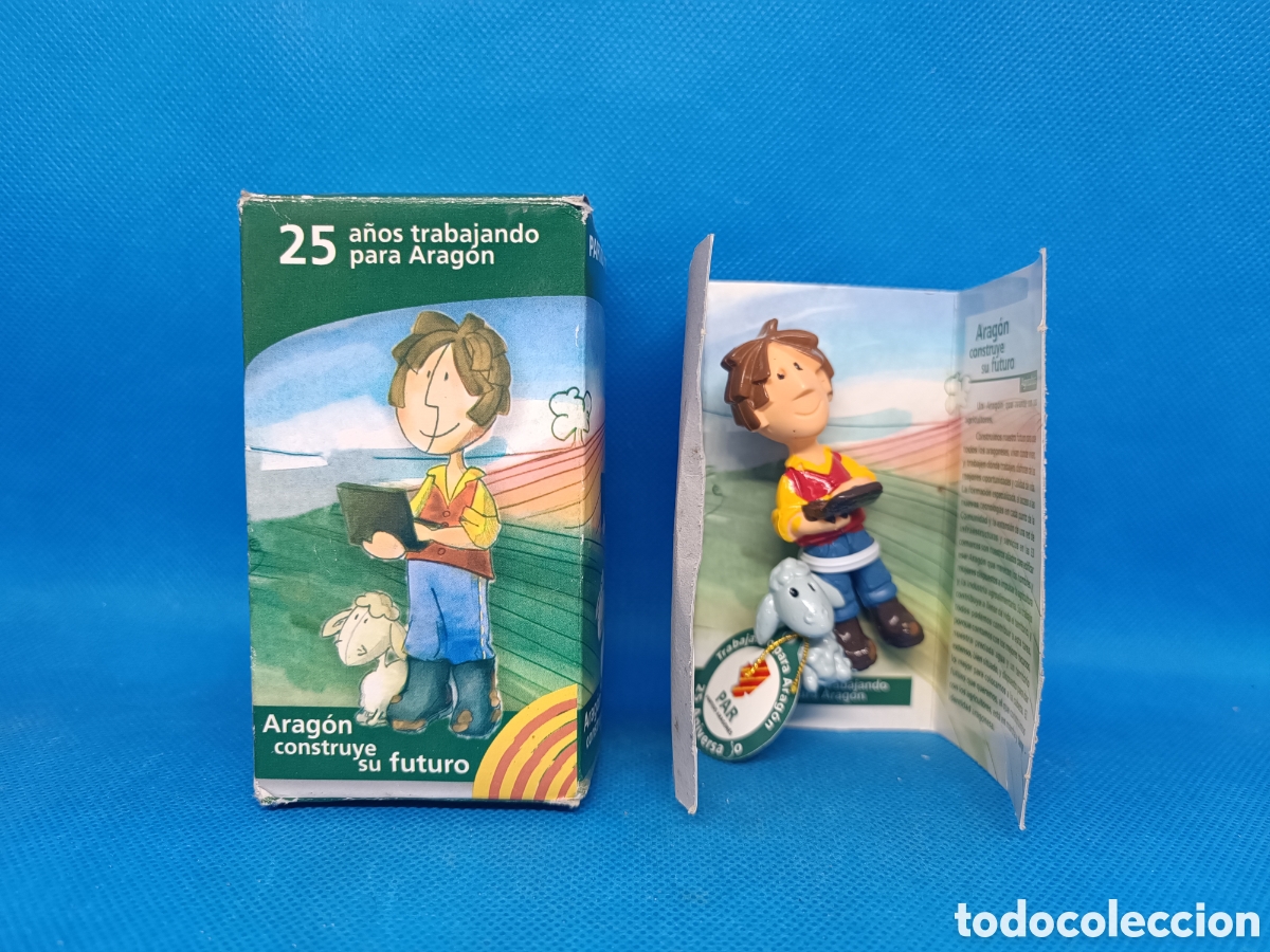 Rubber and PVC Figures: Figura PVC PAR partido aragon&eacute;s regionalista en su caja original 25 aniversario fundado 1978 muy dif