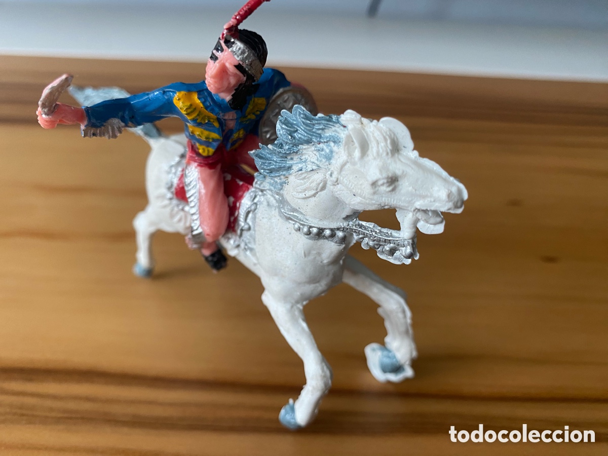 Figuras de goma y PVC: Indio reigon Lafredo parrado comansi - Foto 1