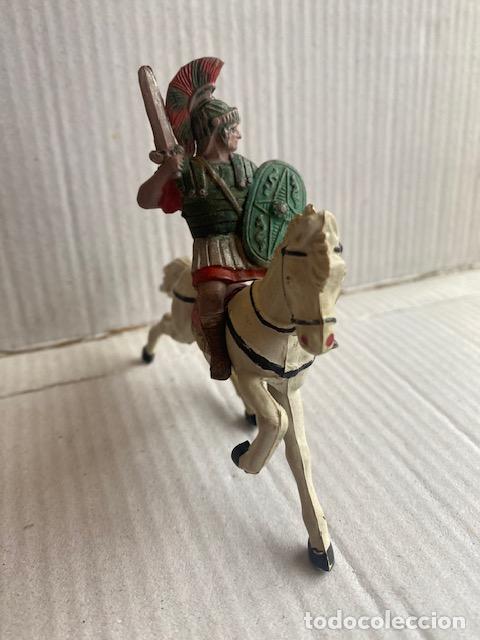 Figuras de Goma y PVC: Soldado Romano a caballo, Legionario en goma. N&ordm; 170 Reamsa
