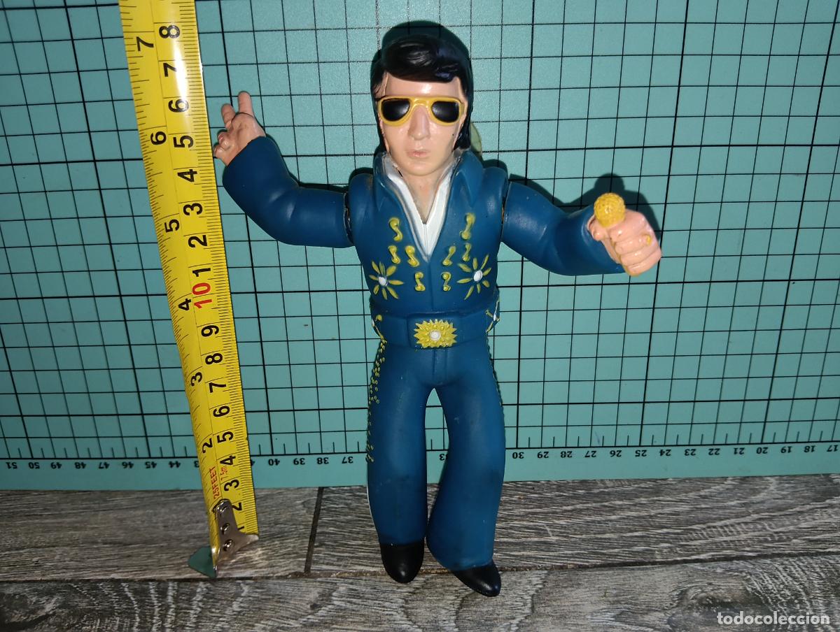 Figuras de Goma y PVC: Figura Elvis Presley Harca para colgar en coche vintage