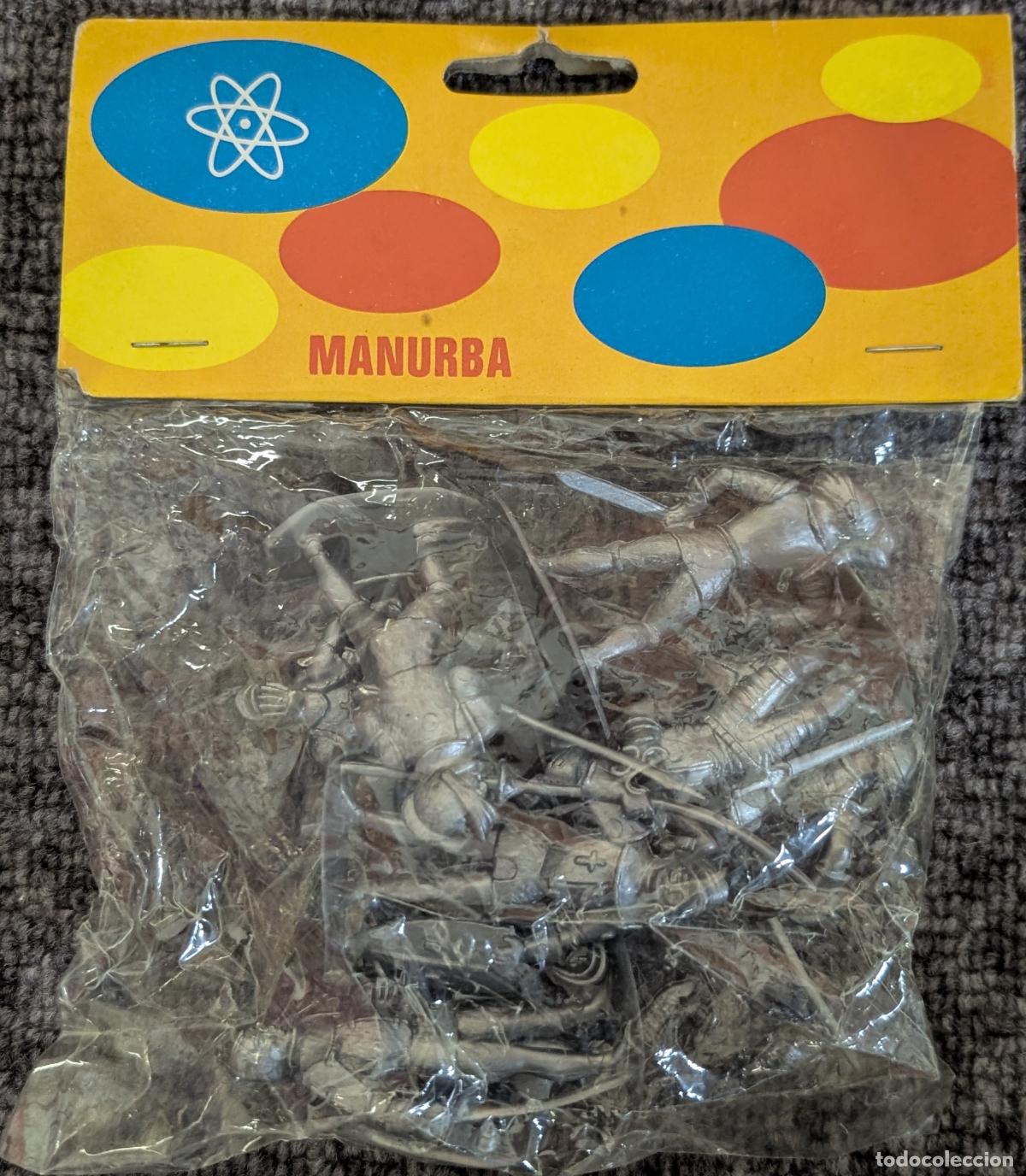 Figuras de Goma y PVC: Blster de soldados medievales - Manurba