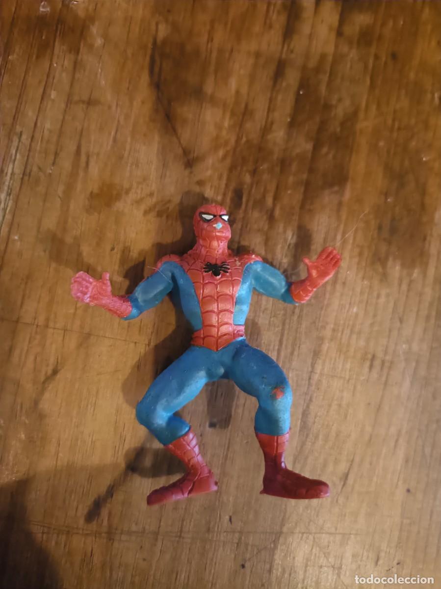 Figuras de Goma y PVC: ANTIGUA FIGURA PVC &ldquo; SPIDERMAN &ldquo; COMICS SPAIN - DE GOMA SERIE SUPERH&Eacute;ROES MARVEL