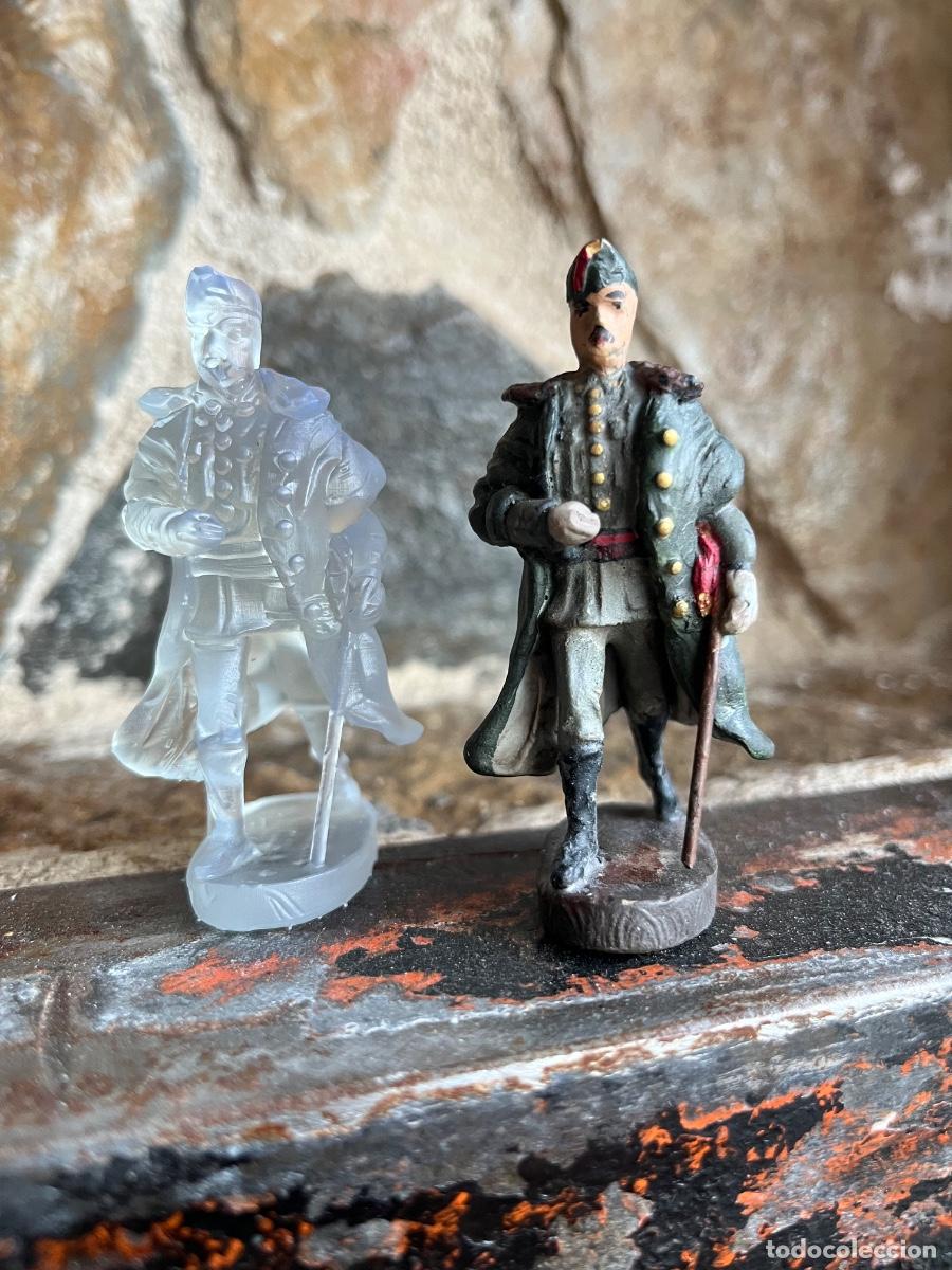 Figuras de Goma y PVC: Figura pintada del general Franco estilo masa de composici&oacute;n 3D
