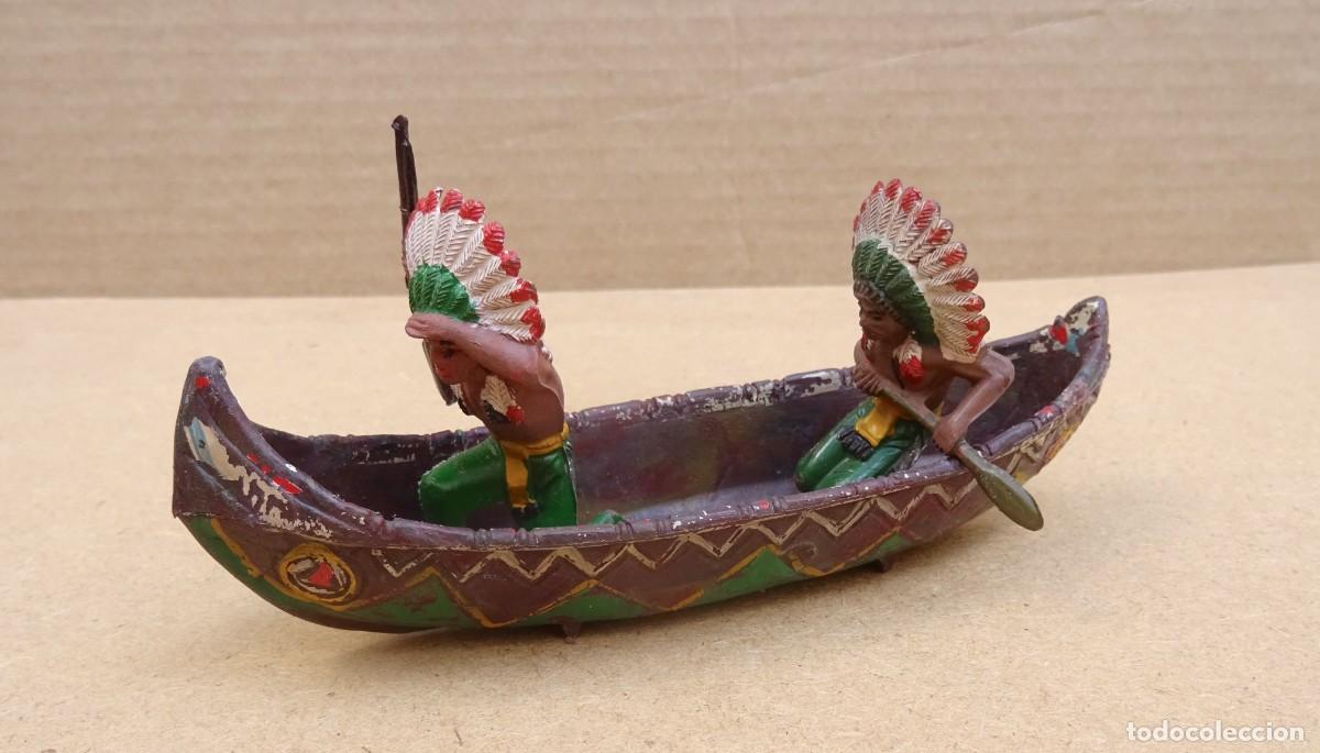 Figuras de Goma y PVC: PECH CANOA INDIA con figuras