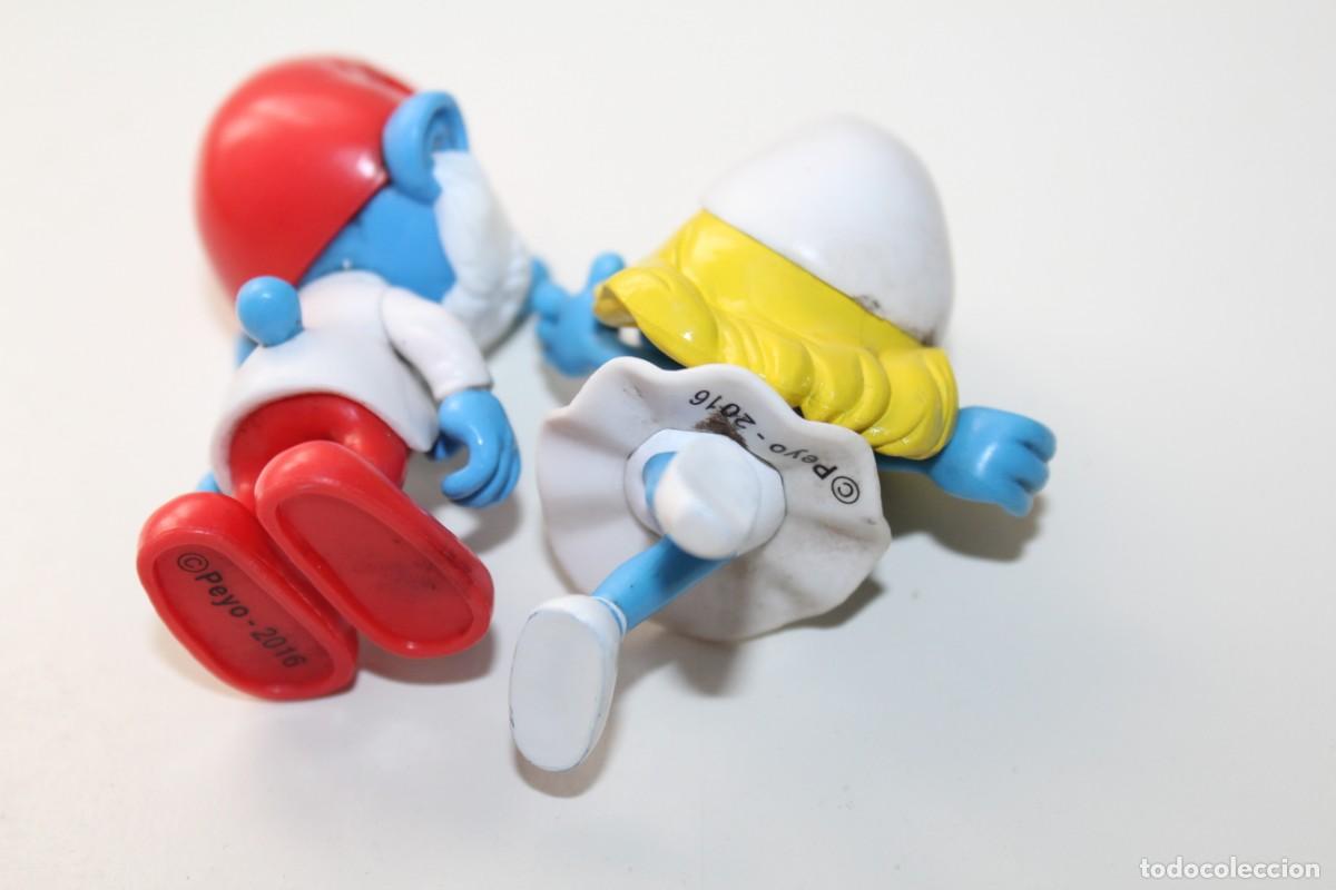 Figuras de goma y PVC: FIGURAS PITUFOS PEYO 2016 - Foto 3