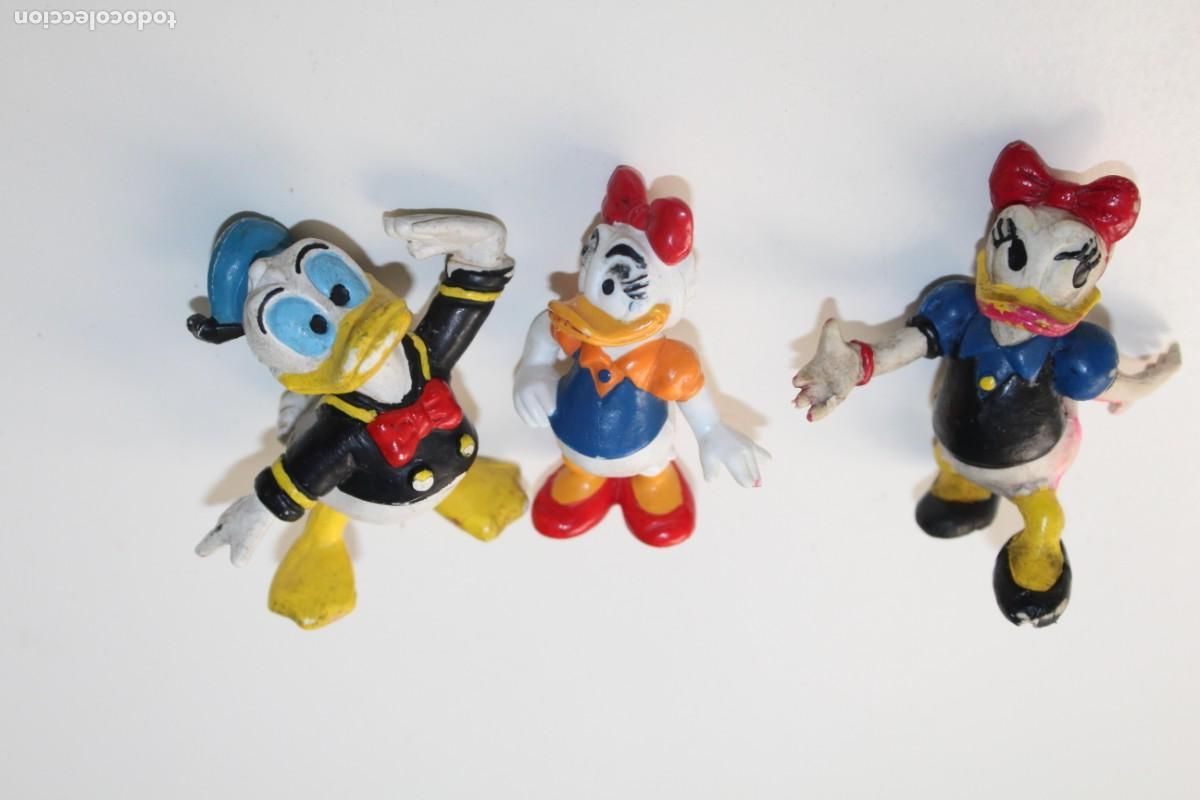 Figuras de Goma y PVC: 3 FIGURAS WALT DISNEY PATO DONALD