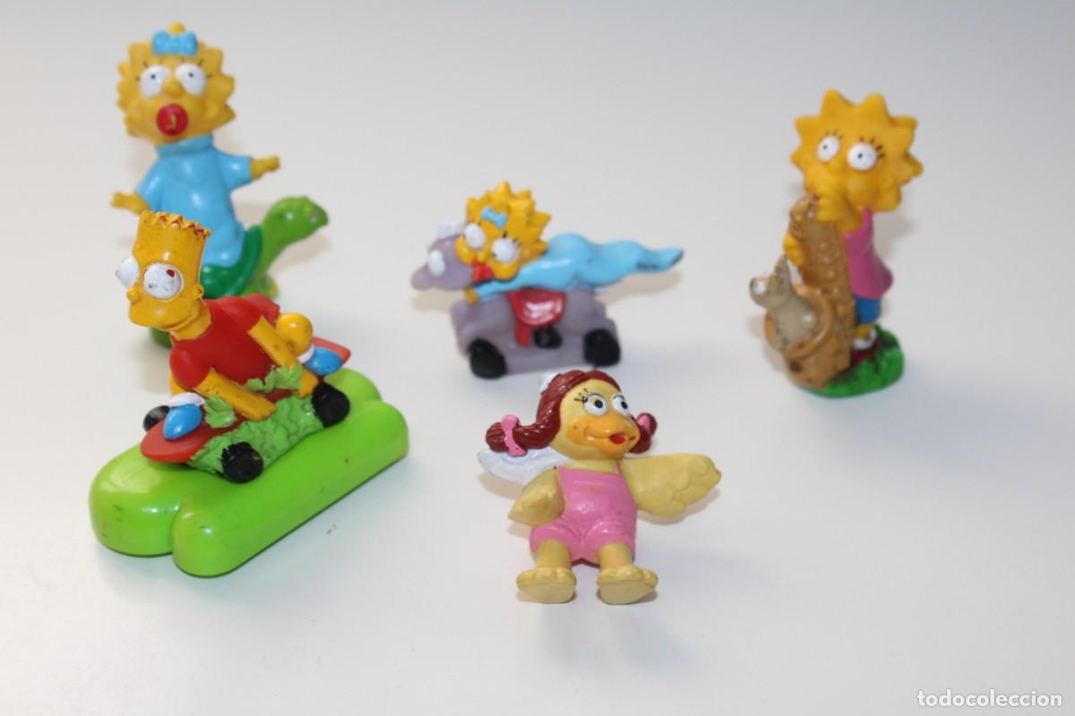 Figuras de Goma y PVC: 5 FIGURAS LOS SIMPSONS DIFERENTES MARCAS