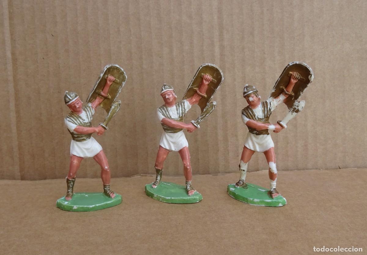 Figuras de Goma y PVC: ROJAS Y MALARET SOLDADOS ROMANOS