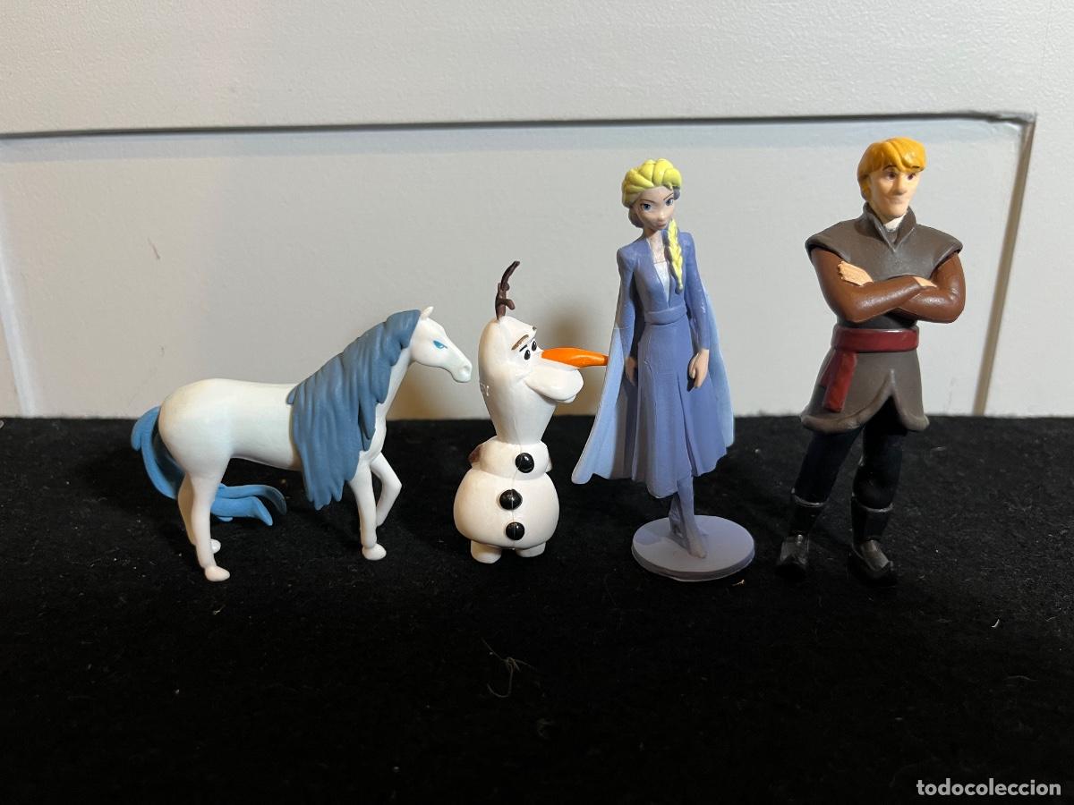 Figuras de Goma y PVC: Lote 4 Figuras Frozen 2 Disney Store PVC Original Elsa Olaf Kristoff Nokk
