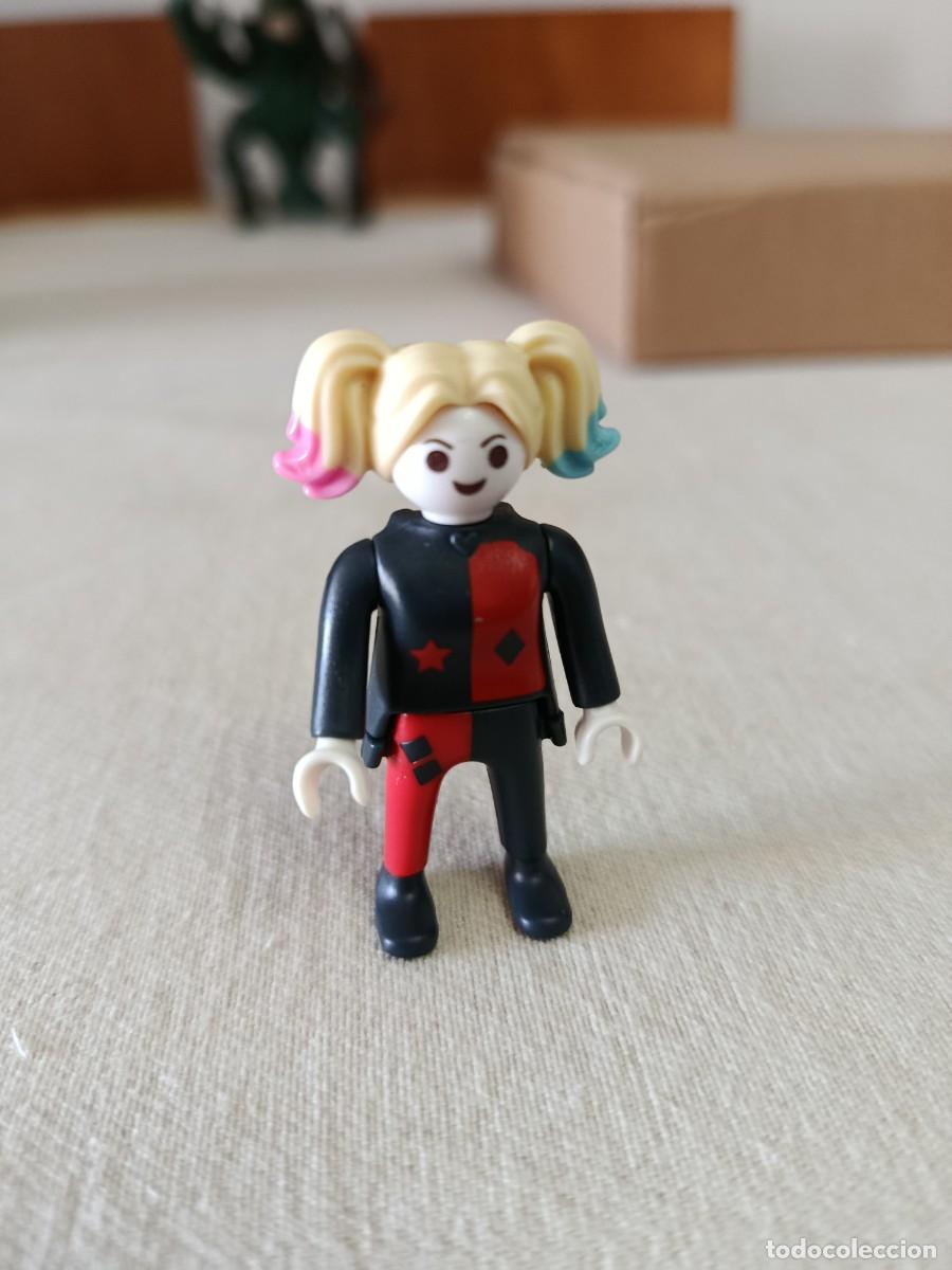 Figuras de Goma Kinder: Figura Kinder Playmobil Harley quinn