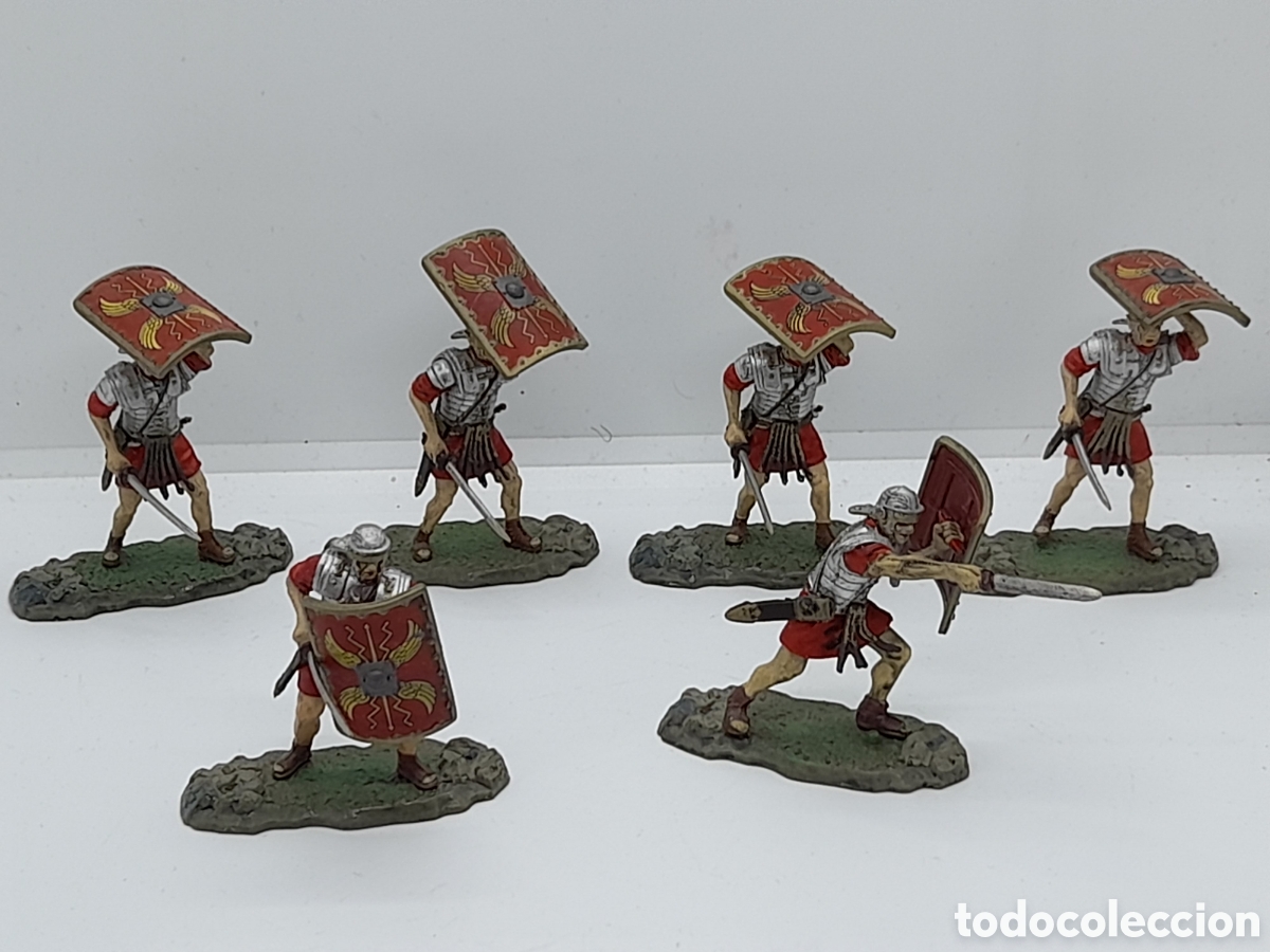 Figuras de Goma y PVC: ANTIGUOS SOLDADOS ROMANOS, DE UNIMAX.