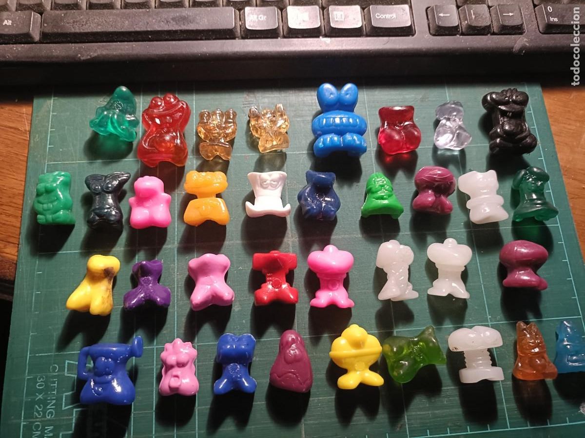Figuras de Goma y PVC: LOTE 35 GOGOS CRAZY BONES MAGIC BOX GOGO GOGO'S TABAS