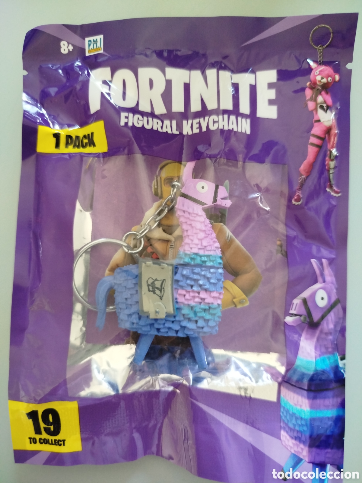 Figuras de Goma y PVC: FIGURA LLAVERO FORTNITE RARE SOBRE NUEVO