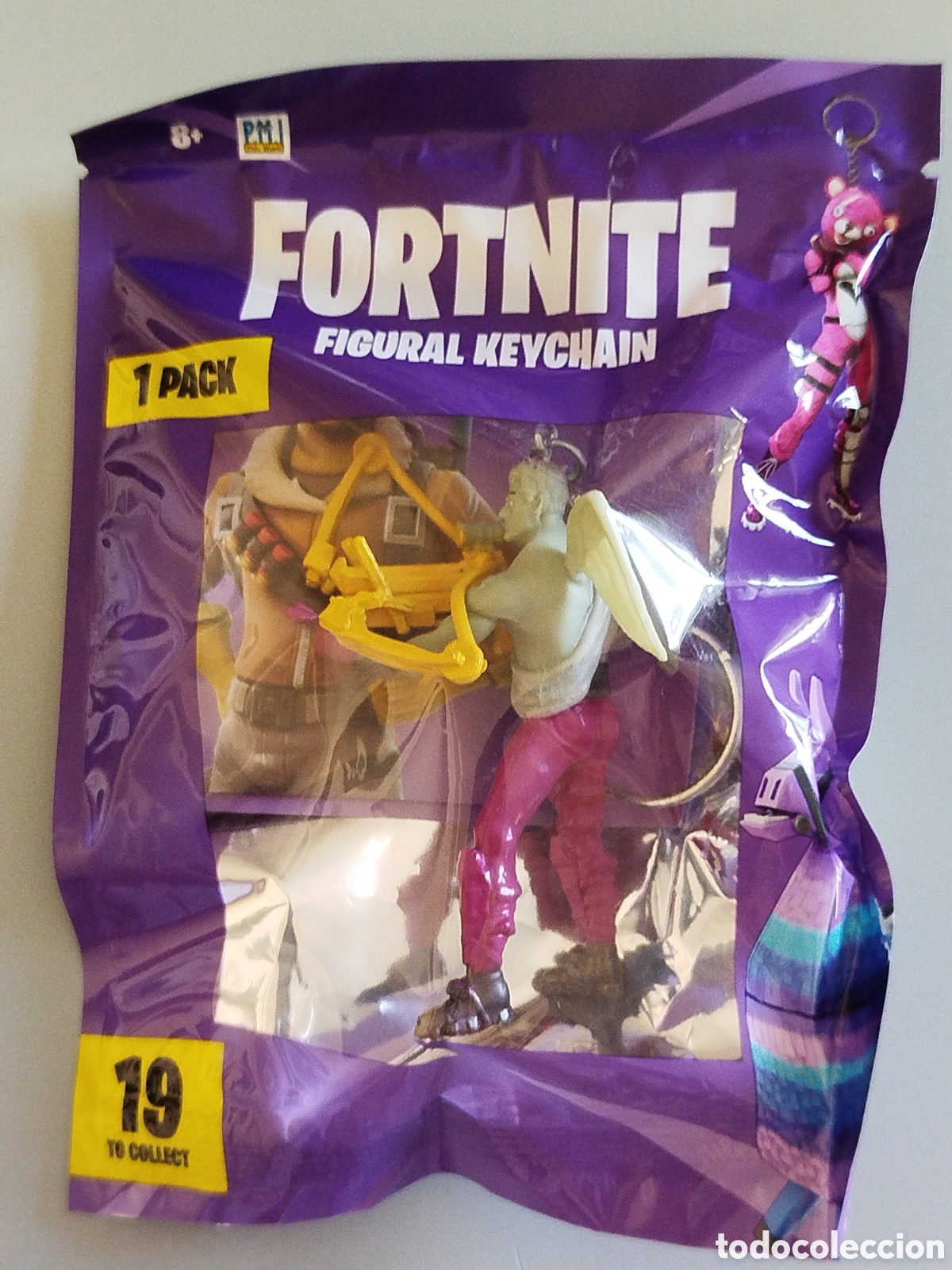 Figuras de Goma y PVC: FIGURA LLAVERO FORTNITE LEGENDARY SOBRE NUEVO