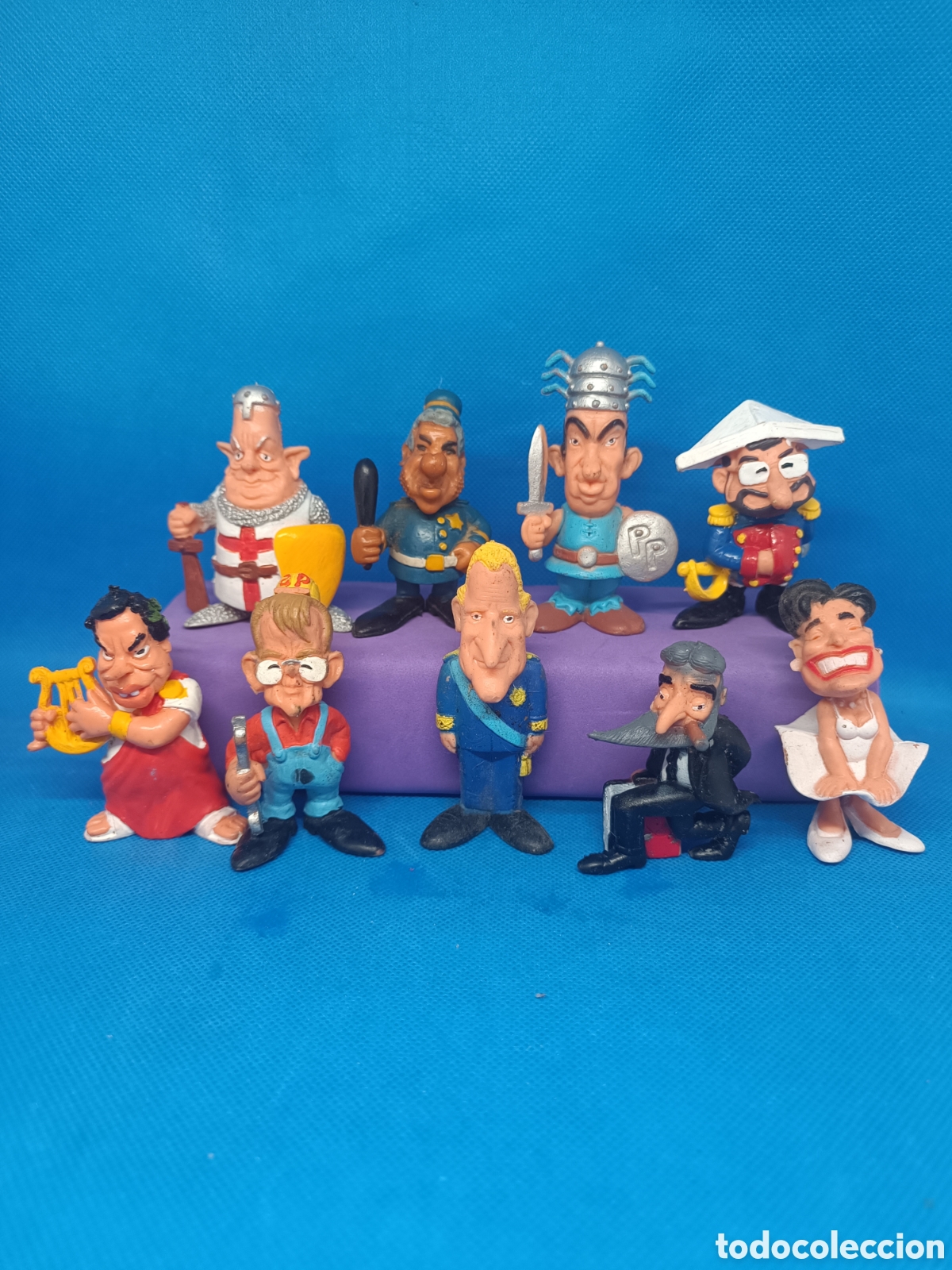 Figuras de Goma y PVC: Lote figuras Monclis Gallego y Rey Star Toys
