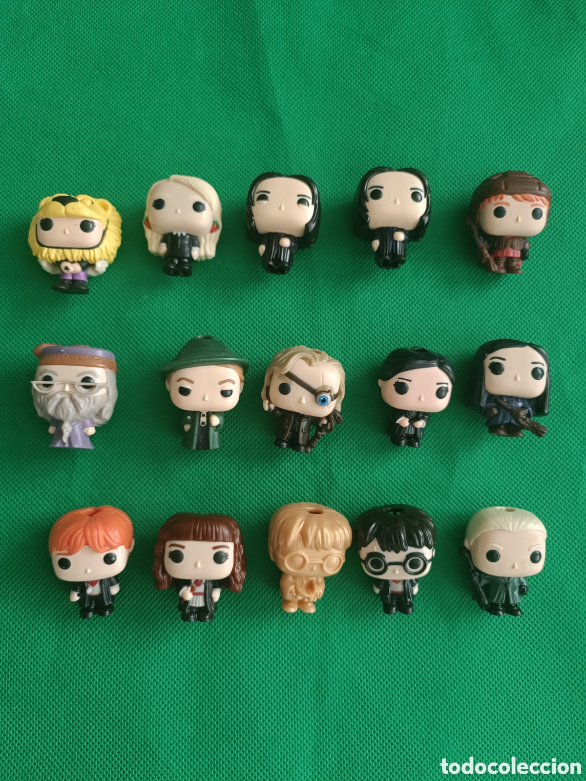 Figuras de Goma Kinder: Lote mu&ntilde;ecos Harry Potter Kinder