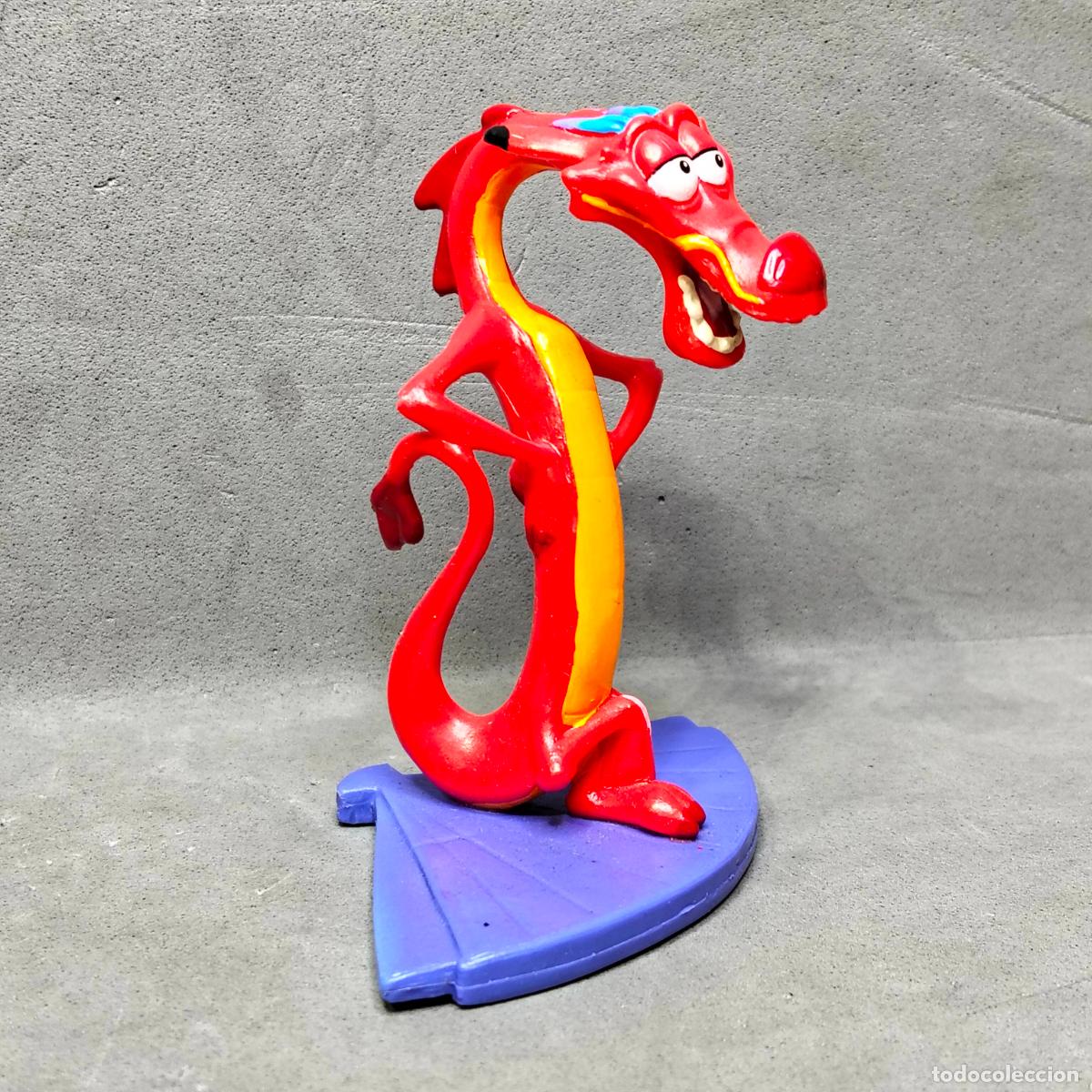 Figuras de Goma y PVC: Mushu, peque&ntilde;o drag&oacute;n chino guardi&aacute;n espiritual de la familia de Mul&aacute;n. Pel&iacute;cula de Disney, Applause