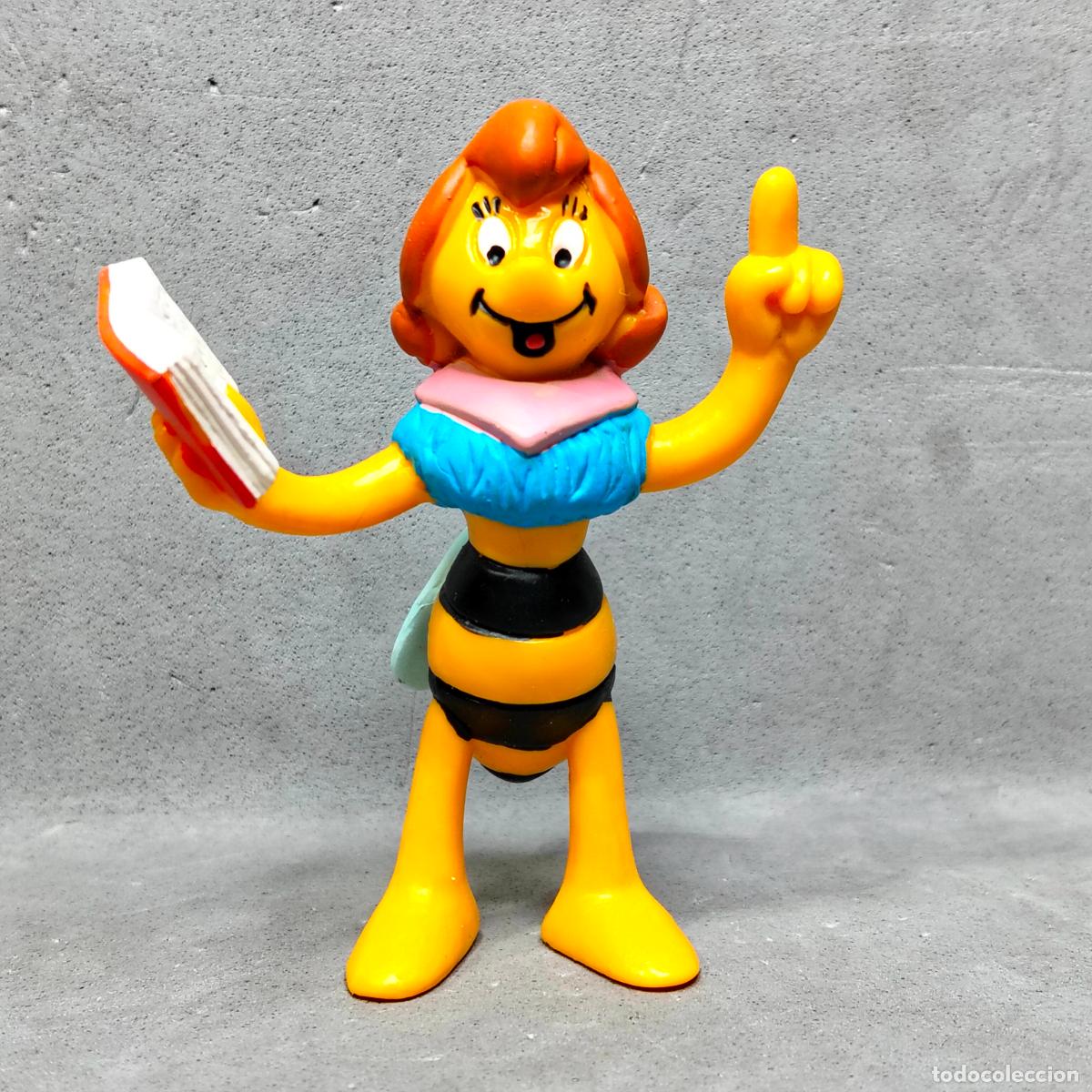 Figuras de Goma y PVC: Cassandra profesora y figura materna, personaje de La Abeja Maya, Schleich - Junior TV