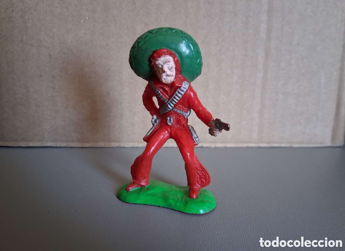 Figuras de Goma y PVC: Bandido, mexicano, de Reisler , oeste, vaquero comp.series del oeste a&ntilde;os 50 de Reamsa o Lafredo.