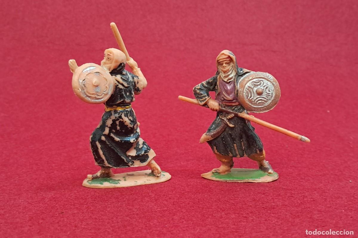 Figuras de Goma y PVC: 2 ARABES JECSAN FIGURAS PLASTICO
