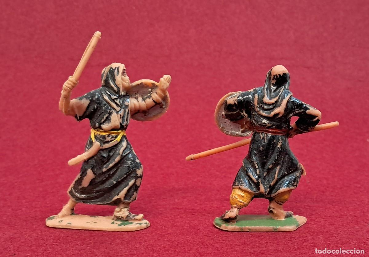 Figuras de goma y PVC: 2 ARABES JECSAN FIGURAS PLASTICO - Foto 2