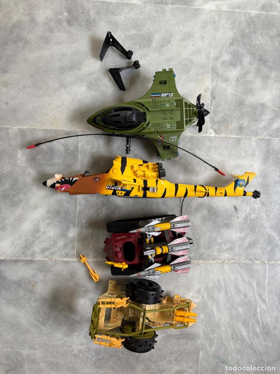 Figuras de Goma y PVC: LOTE VEH&Iacute;CULOS GIJOE PARA REPAR O PIEZAS