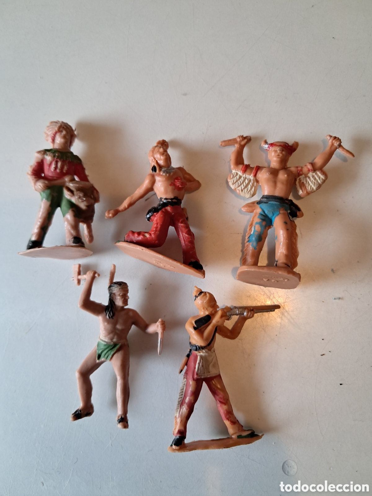 Figuras de Goma y PVC: FIGURAS INDIOS REAMSA.