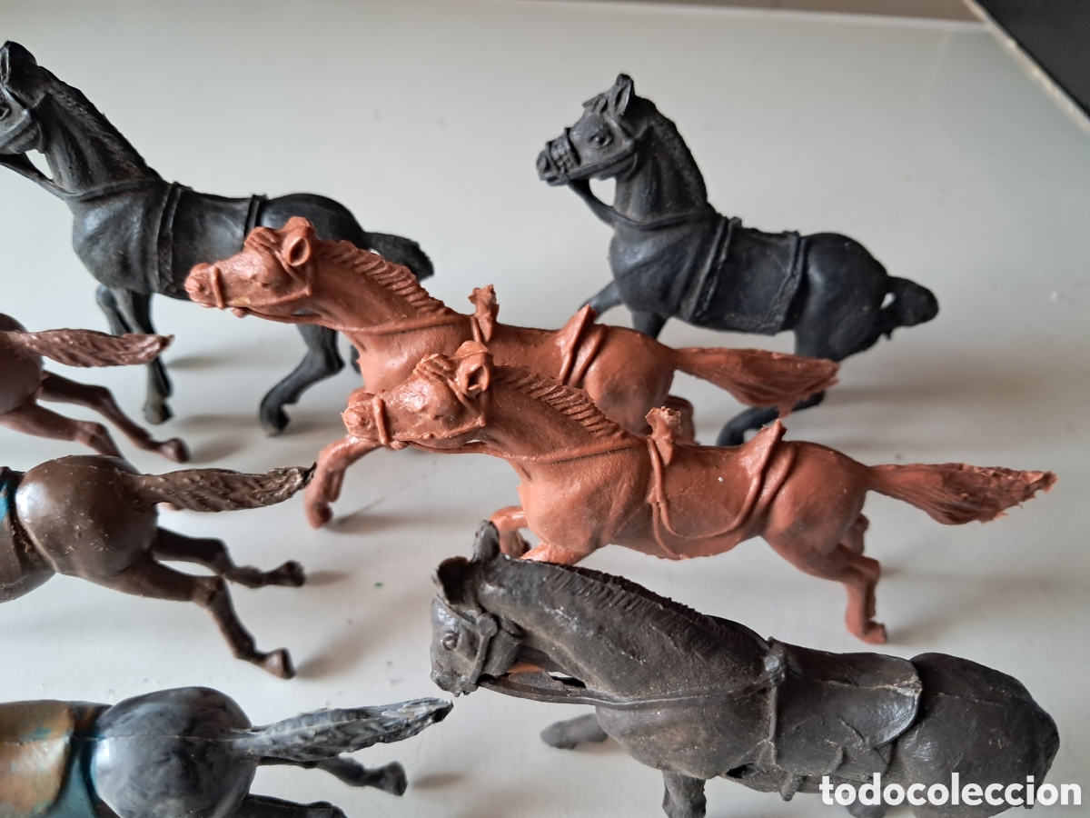 Figuras de goma y PVC: LOTE DE CABALLOS, PECH , REAMSA... - Foto 3