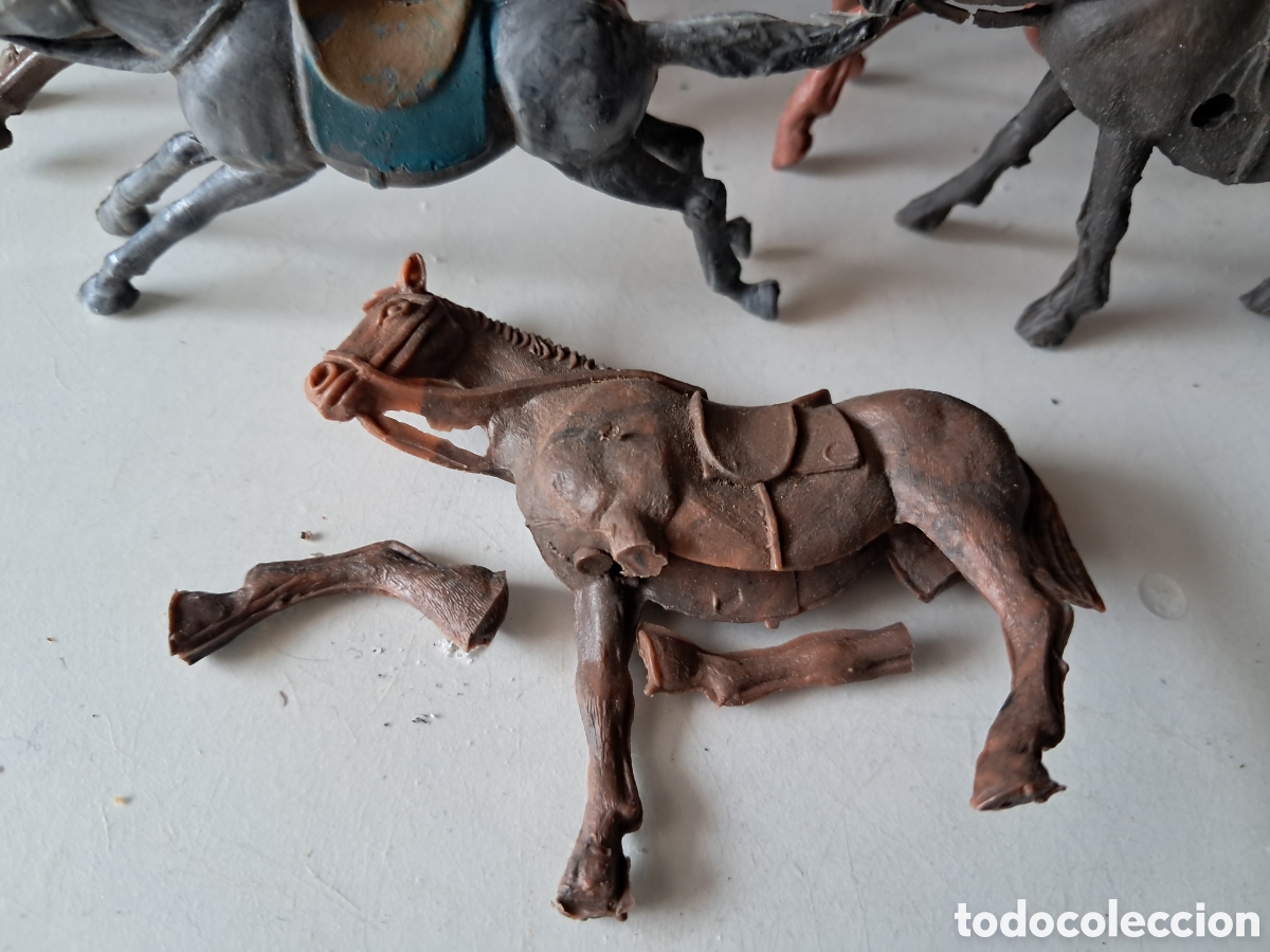 Figuras de goma y PVC: LOTE DE CABALLOS, PECH , REAMSA... - Foto 4