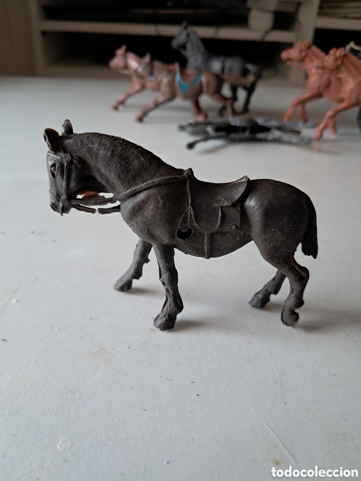 Figuras de goma y PVC: LOTE DE CABALLOS, PECH , REAMSA... - Foto 6