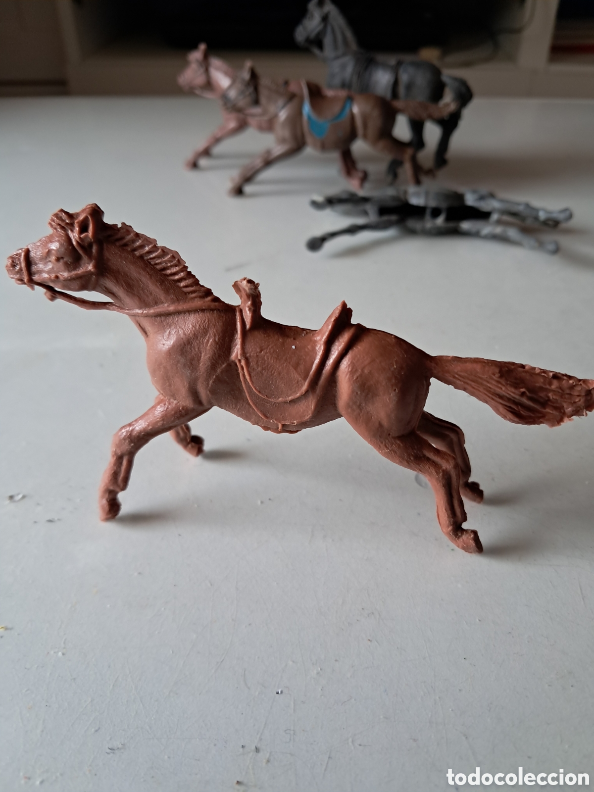 Figuras de goma y PVC: LOTE DE CABALLOS, PECH , REAMSA... - Foto 7