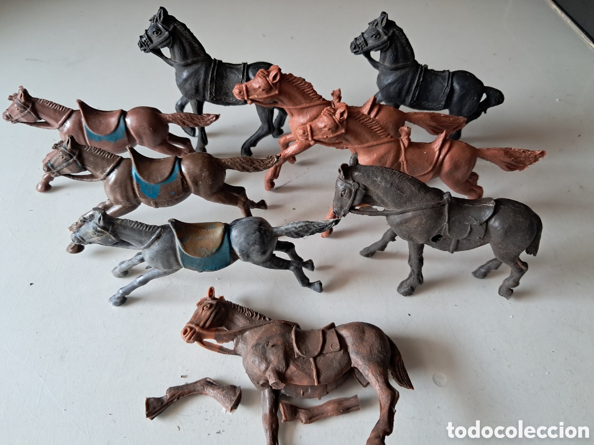 Gummi- und PVC-Figuren: LOTE DE CABALLOS, PECH , REAMSA...