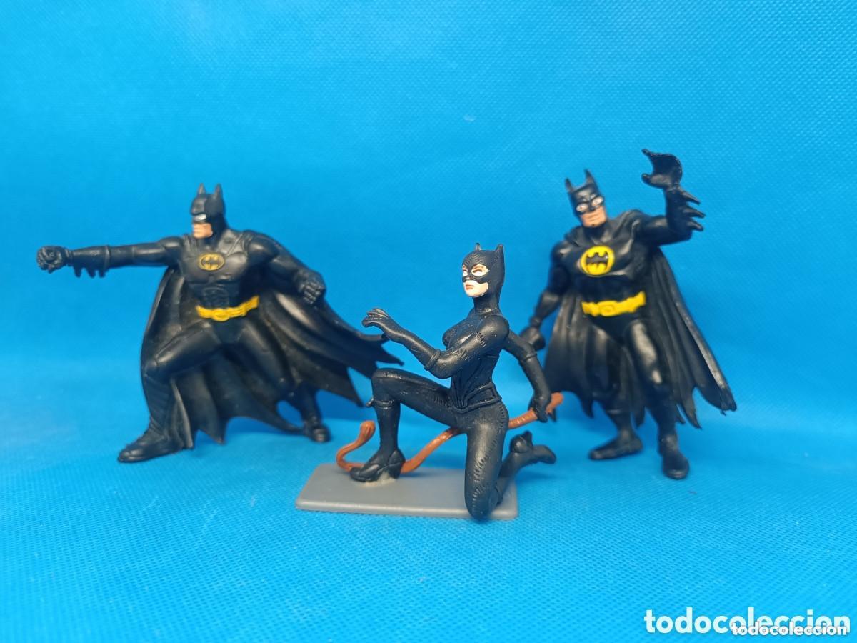 Gummi- und PVC-Figuren: Figuras PVC Batman y Catwoman C&oacute;mics Spain