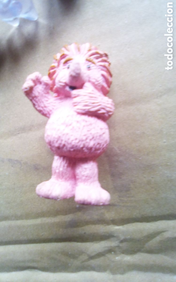 Figuras de Goma y PVC: Figura pl&aacute;stico. Espinete, Barrio S&eacute;samo. &copy; 84 CTW . Comic Spain 1984. Mide 6,5 cm.