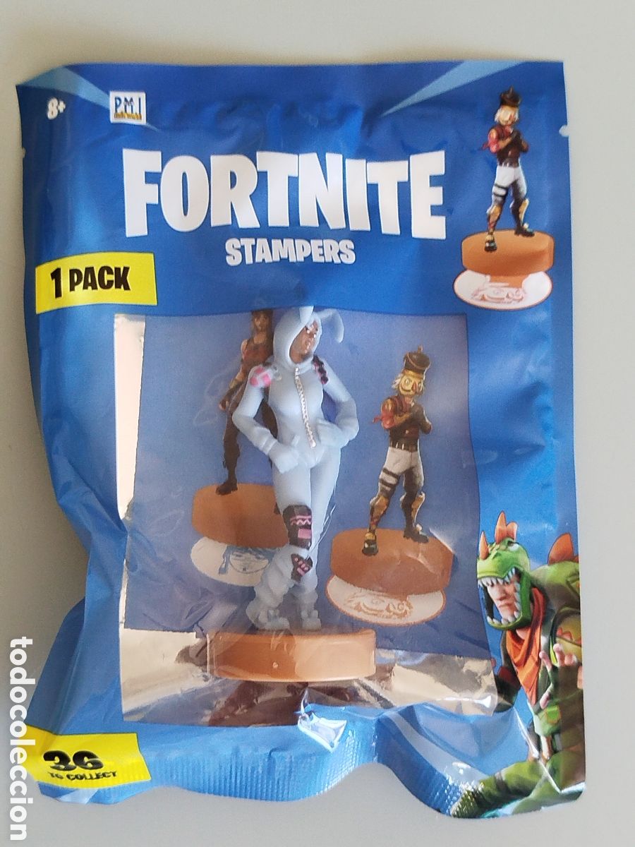 Figuras de Goma y PVC: FIGURA SELLO FORTNITE STAMPERS EPIC SOBRE NUEVO