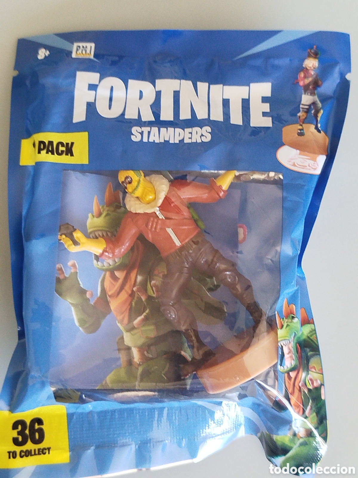 Figuras de Goma y PVC: FIGURA SELLO FORTNITE STAMPERS LEGENDARY SOBRE NUEVO