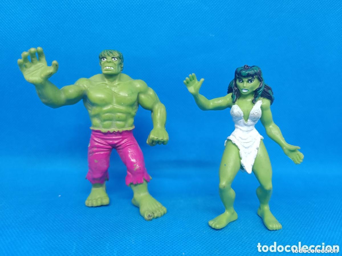 Rubber and PVC Figures: Figuras PVC Hulk y Hulka Comics Spain