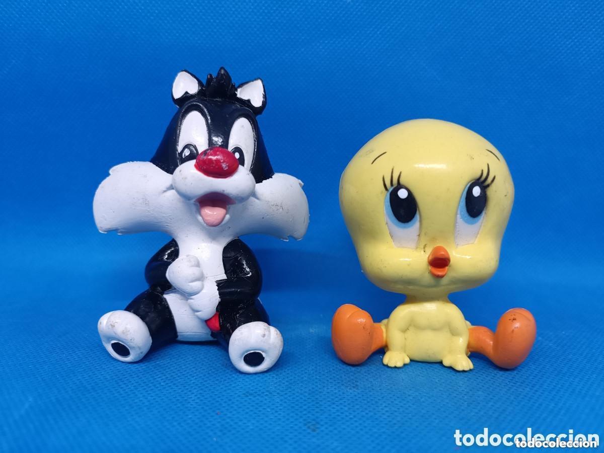 Figurines en Caoutchouc et PVC: Figuras PVC Silvestre y Piol&iacute;n Warner Bros 1997 grandes