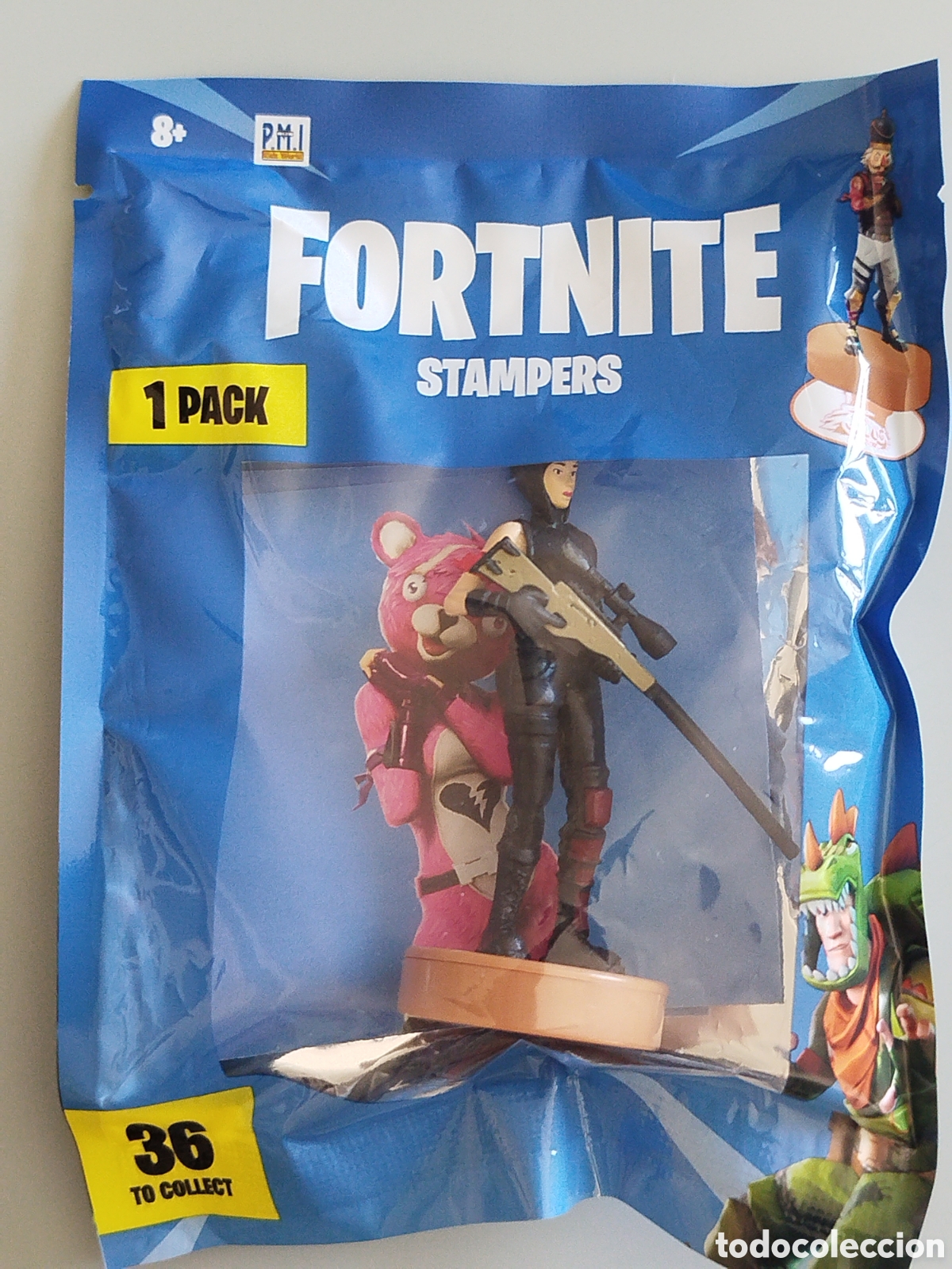 Figuras de Goma y PVC: FIGURA SELLO FORTNITE STAMPERS EPIC SOBRE NUEVO