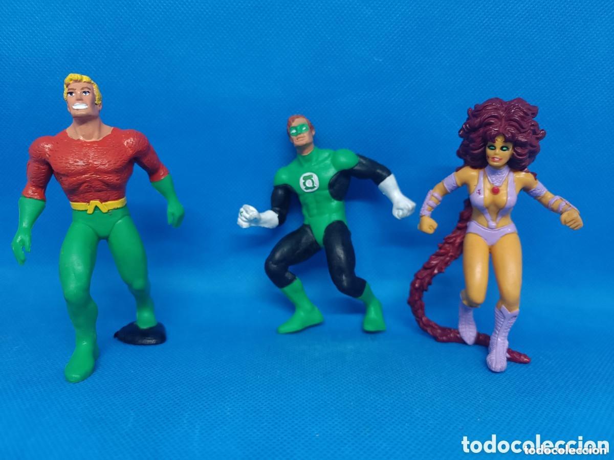 Figurines en Caoutchouc et PVC: Figuras PVC Acuaman linterna Verde y Starfire de DC Comics Spain