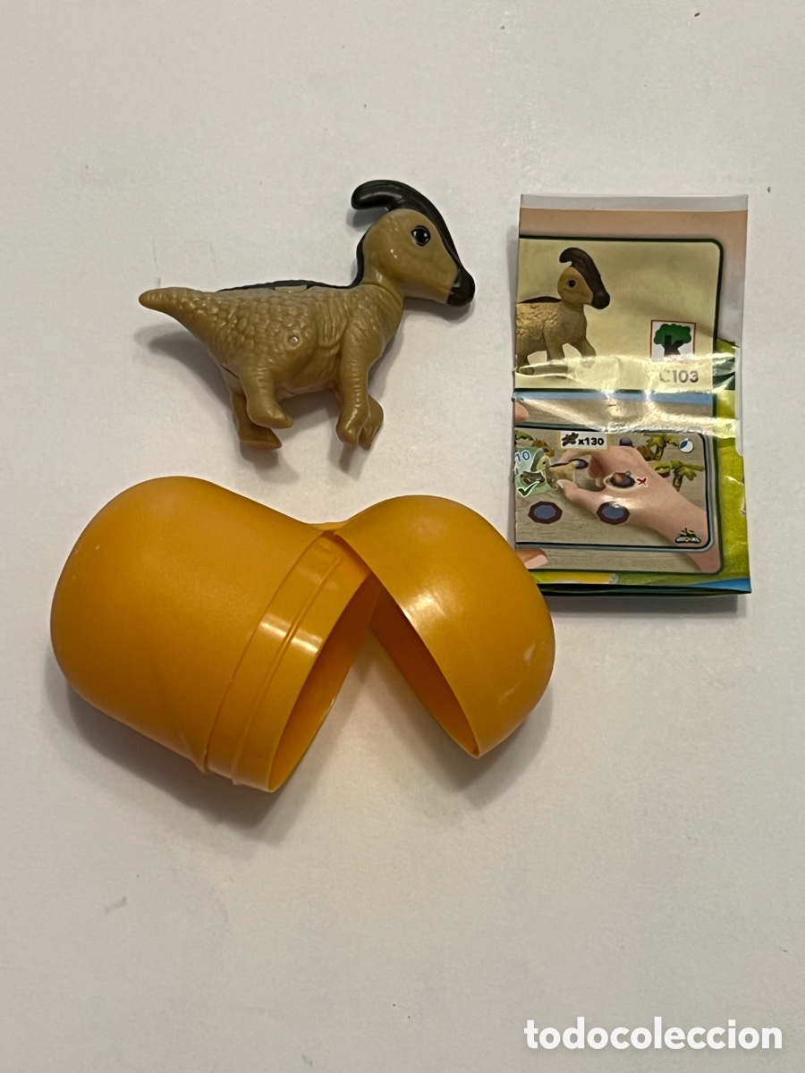 Figuras de goma Kinder: DINOSAURIO KINDER.. caja y prospecto.. - Foto 1