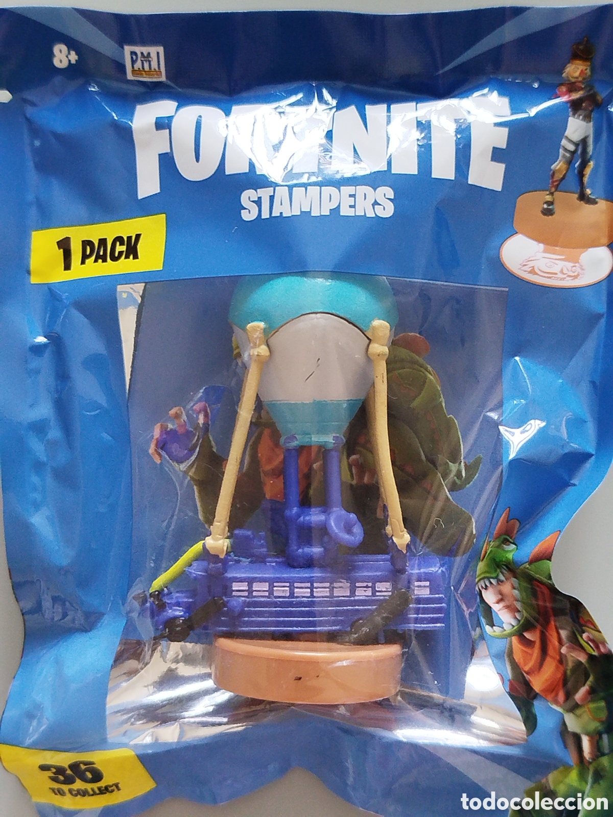 Figuras de Goma y PVC: FIGURA SELLO FORTNITE STAMPERS RARE SOBRE NUEVO