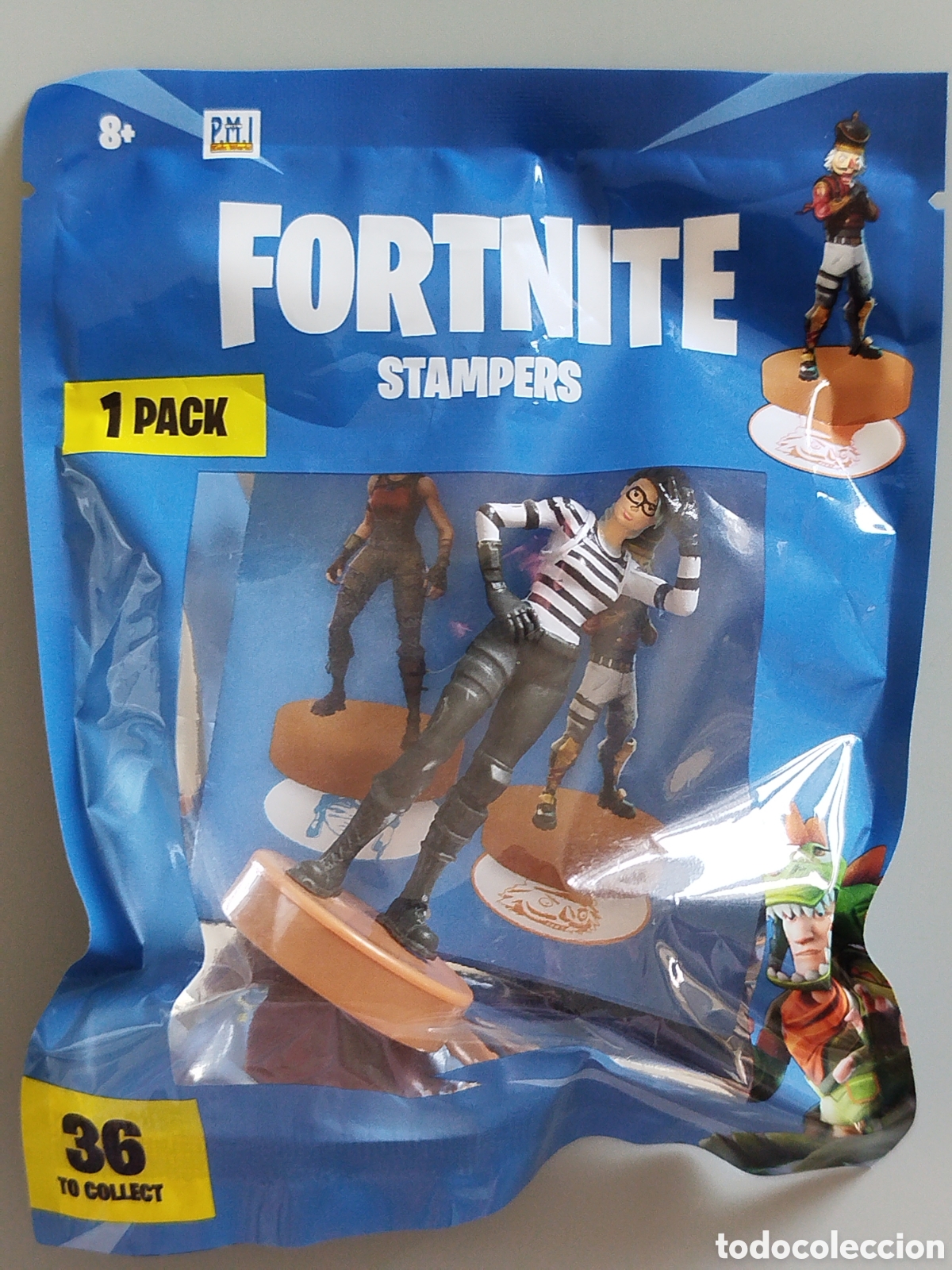 Figuras de Goma y PVC: FIGURA SELLO FORTNITE STAMPERS RARE SOBRE NUEVO