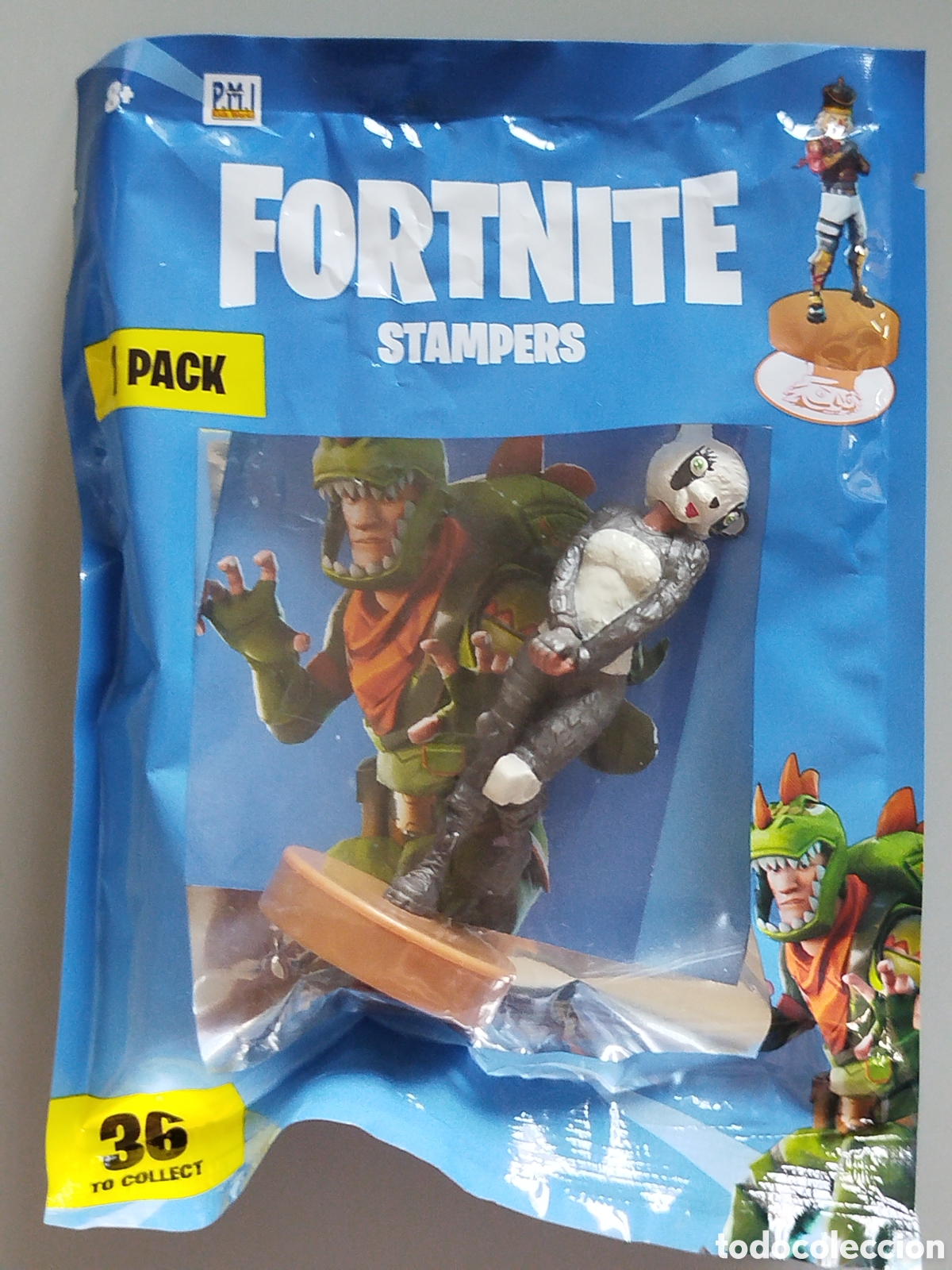 Figuras de Goma y PVC: FIGURA SELLO FORTNITE STAMPERS RARE SOBRE NUEVO