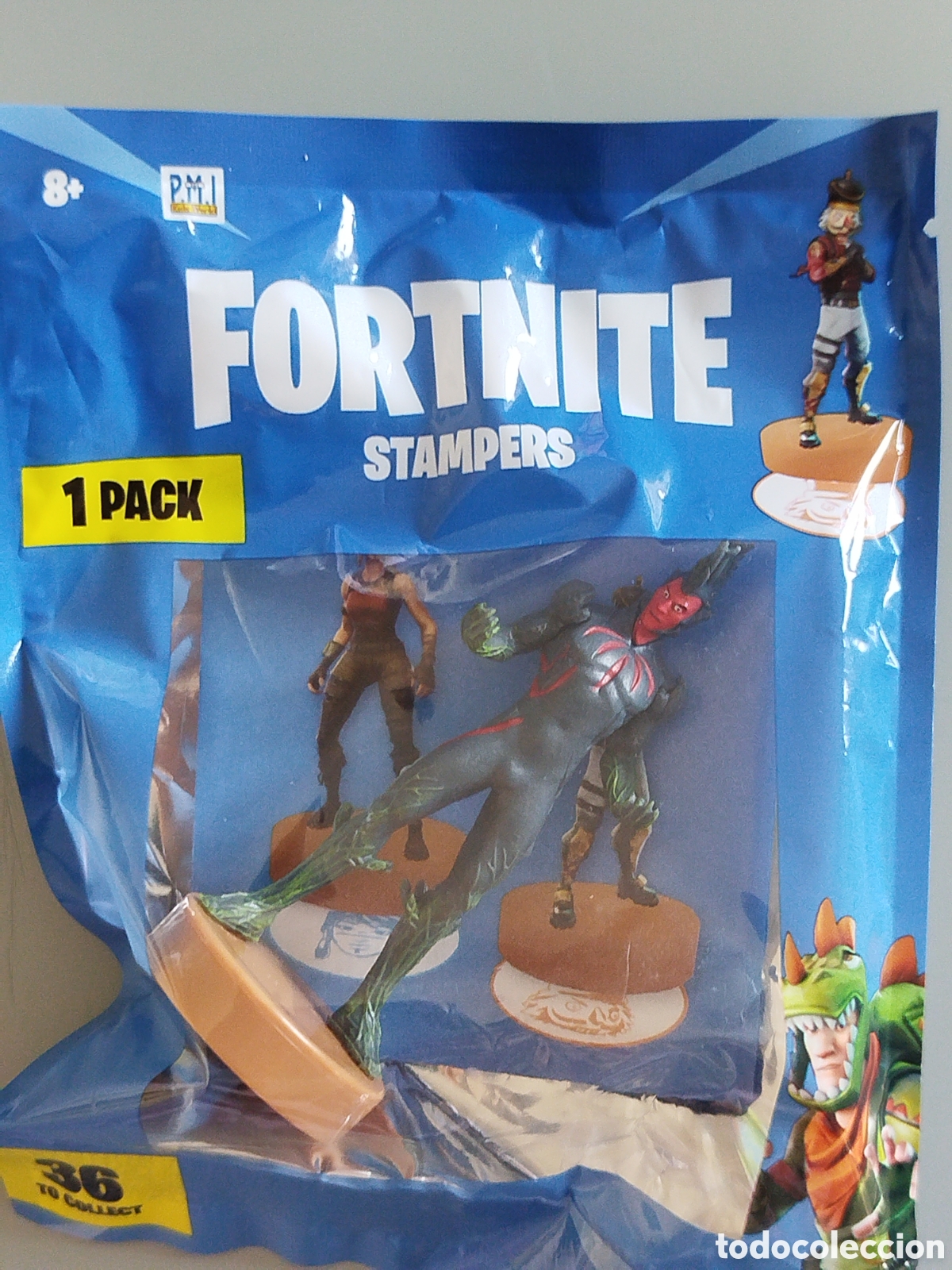 Figuras de Goma y PVC: FIGURA SELLO FORTNITE STAMPERS LEGENDARY SOBRE NUEVO